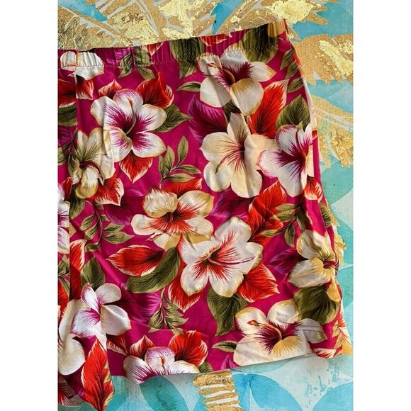 COPY - Vintage Victoria’s Secret Sleep Shorts Small Tropical Floral Gold Label - Picture 8 of 8